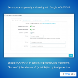 Protection Anti-Spam pour PrestaShop
